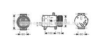 nissan Compressor, airconditioning