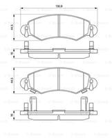 opel Remblokken set