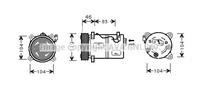 Volvo Compressor, airconditioning