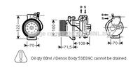 mitsubishi Compressor, airconditioning