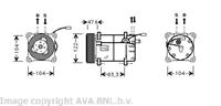 volvo Compressor, airconditioning