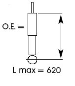Stoßdämpfer KYB 553195
