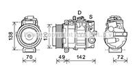 porsche Compressor, airconditioning