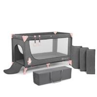 Kinderkraft Reisebett Joy, pink