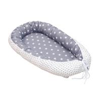 Ullenboom Babynest & Cocoon Weiss Grau 55 x 95 cm