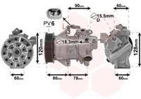 Toyota Compressor, airconditioning