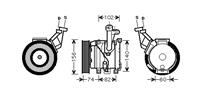 Toyota Airco Compressor 00+ 2.0