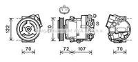opel Compressor, airconditioning