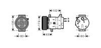 renault AIRCO COMPRESSOR 2.2 / 2.5 CDTi