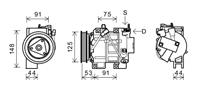 nissan COMPRESSOR X-TRAIL 25i MT/AT 07-