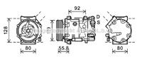 citroen Compressor, airconditioning