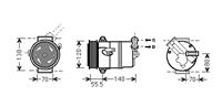 opel Airco Compressor 2.2