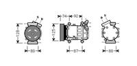renault COMPRESSOR CLIO3/MODUS 12i 05-