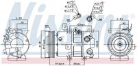 kia Compressor, airconditioning 890627
