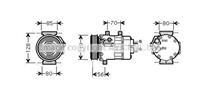 Compressor, airconditioning