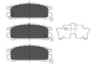 subaru Remblokken set