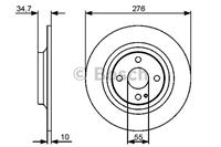 mazda Remschijf achter BD1275