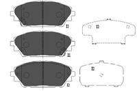 mazda Remblokken set