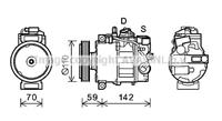 Audi Compressor, airconditioning