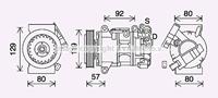 citroen Compressor, airconditioning