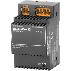 weidmüller PRO INSTA 30W 12V 2.6A DIN-rail netvoeding 12 V/DC 2.6 A 30 W