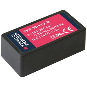 TracoPower TPP 30-109-D AC/DC-printnetvoeding 3340 mA 30 W 9 V/DC 1 stuk(s)