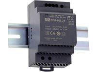 meanwell Mean Well DDR-60G-5 DIN-rail DC/DC-converter 5 V/DC 10.8 A 54 W Aantal uitgangen:1 x Inhoud 1 stuk(s)