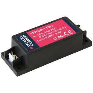 TracoPower TPP 30-105-J AC/DC inbouwnetvoeding gesloten 6000 mA 30 W +5.0 V/DC