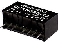 meanwell Mean Well DPAN02A-12 DC/DC-convertermodule 83 mA 2 W Aantal uitgangen: 2 x Inhoud 1 stuk(s)