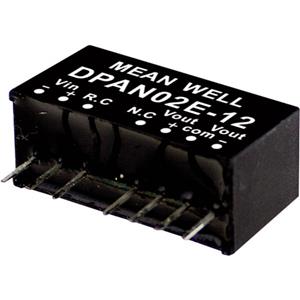 meanwell Mean Well DPAN02E-05 DC/DC-convertermodule 200 mA 2 W Aantal uitgangen: 2 x