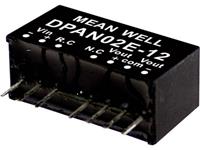 meanwell Mean Well DPAN02C-05 DC/DC-convertermodule 200 mA 2 W Aantal uitgangen: 2 x