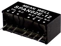 meanwell Mean Well SPAN02A-03 DC/DC-convertermodule 500 mA 2 W Aantal uitgangen: 1 x