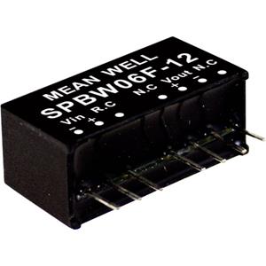 meanwell Mean Well SPBW06F-03 DC/DC-convertermodule 1500 mA 6 W Aantal uitgangen: 1 x