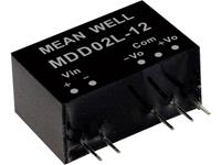 meanwell Mean Well MDD02N-09 DC/DC-convertermodule 111 mA 2 W Aantal uitgangen: 2 x