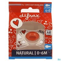 Difrax Fopspeen I Love Mama Natural 0-6 Maanden