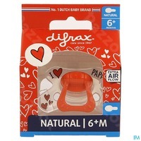 Difrax Fopspeen I Love Papa Natural 6+ Maanden