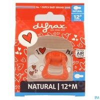 Difrax Fopspeen I Love Mama Natural 12+ Maanden