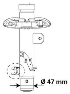 KYB Stoßdämpfer 3338013 Stoßdämpfersatz PEUGEOT,208,208 Kasten