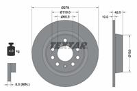 opel Remschijf 92167603