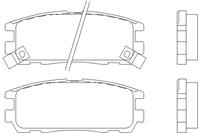 isuzu Remblokken set 2187501