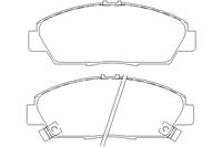honda Remblokken set 2187901