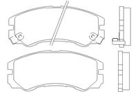 isuzu Remblokken set 2184501