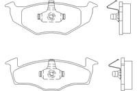 Volkswagen Remblokken set