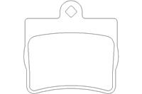 mercedes-benz Remblokken set