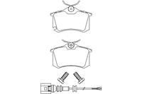 seat Remblokken set 2382301
