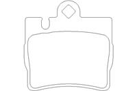 mercedes Remblokken set 2307801
