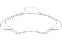 ford Remblokken set 2117105
