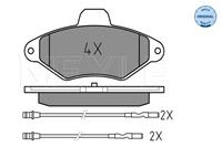 citroen Remblokkenset, schijfrem 0252163117W