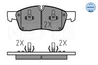 jeep Remblokkenset, schijfrem 0252519021