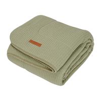 littledutch Deken Wieg Little Dutch Pure&Soft Pure Olive